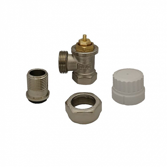 Клапан термостатический «Пульсар» с преднастройкой Ду15 угловой Н00038719