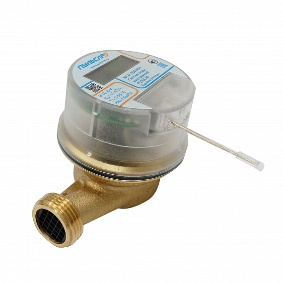 Электронный счетчик воды Ду15 LoRa модель 1, Qn=1,5 м3/ч, L=110мм Н00025076