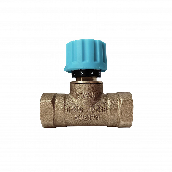 Ручной балансировочный клапан «Пульсар Компакт» Ду20 Модель 2, с ниппелями Н00081735