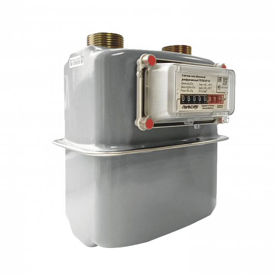 Счётчик газа объемный диафрагменный «Пульсар» G4 правый Н00071081