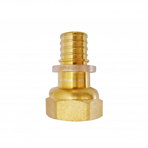 Муфта аксиальная с накидной гайкой Ду16 х 1/2, латунь Н00080245