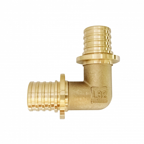 Угольник акcиальный Ду32 х Ду32, латунь Н00080255