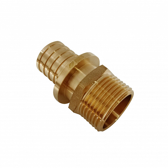 Муфта аксиальная Ду32 х 1, наружная резьба, латунь Н00080237