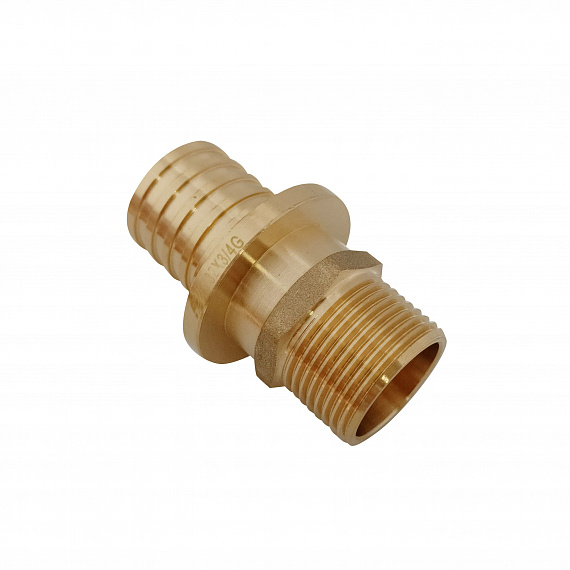 Муфта аксиальная Ду32 х 3/4, наружная резьба, латунь Н00080236