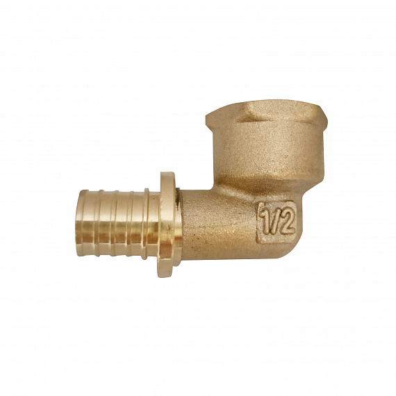 Угольник акcиальный Ду16 х 3/4, внутренняя резьба, латунь Н00080263