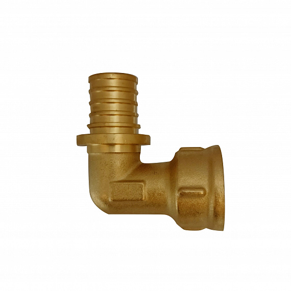 Угольник акcиальный Ду25 х 3/4, внутренняя резьба, латунь Н00080266