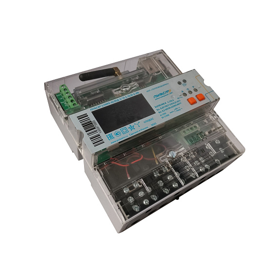 Трехфазный электросчетчик «Пульсар 3/3М» Компакт RS-485, оптопорт, 5/10A, модуль 2G/NB-IoT, СПОДЭС, класс точности 0,2S/0,5 П0000011064