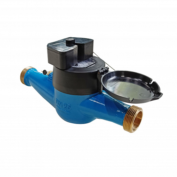 Универсальный счетчик воды «Пульсар М» Ду25 LoRa, медный регистр, IP68, Qn=3,5 м3/ч Н00021268