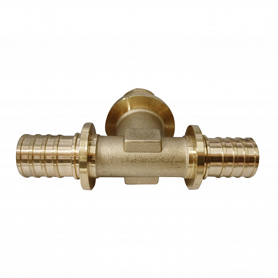 Тройник аксиальный переходной Ду25 x Ду32 x Ду25, латунь Н00080292