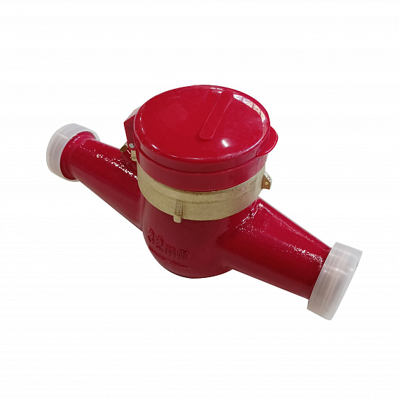 Универсальный счетчик воды «Пульсар М» импульсный выход Ду32, пластиковый регистр, Qn=6 м3/ч Н00003415