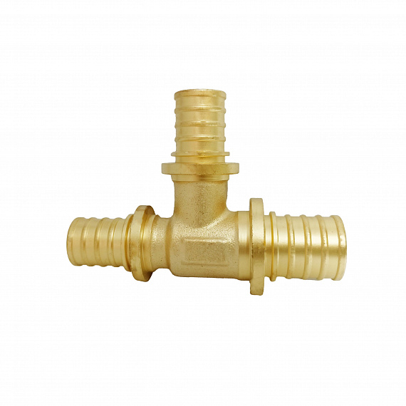 Тройник аксиальный переходной Ду25 x Ду20 x Ду20, латунь Н00080288