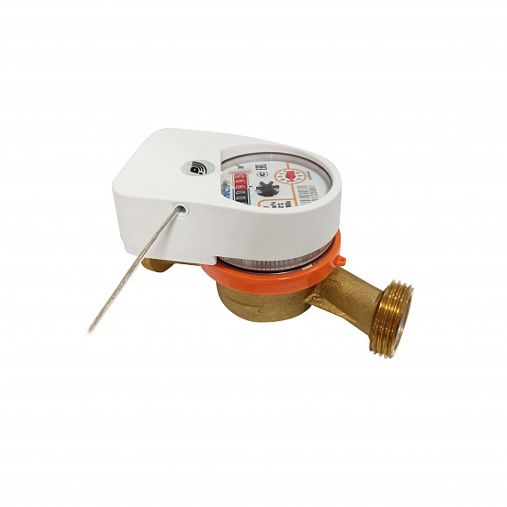 Квартирный счетчик воды «Пульсар Лайт» Ду20 LoRa, Qn=2,5 м3/ч, L=130мм (присоединители в комплекте) Н00062350