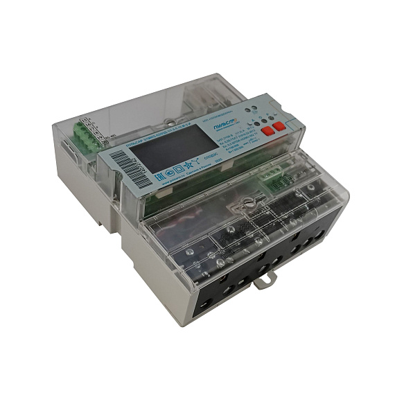 Трехфазный электросчетчик «Пульсар 3/3М» Компакт RS-485, оптопорт, 5/100A, реле, СПОДЭС Н10031852