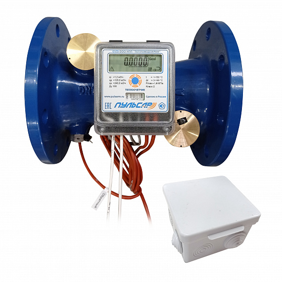 Общедомовый теплосчетчик Ду100 RS-485, qp=120 м3/ч, обратный, 150°C Н00010441