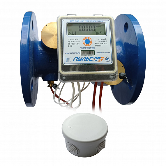 Общедомовый теплосчетчик Ду65 M-Bus + 3 имп. входа, qp=25 м3/ч, прямой, 105°C Н00010375