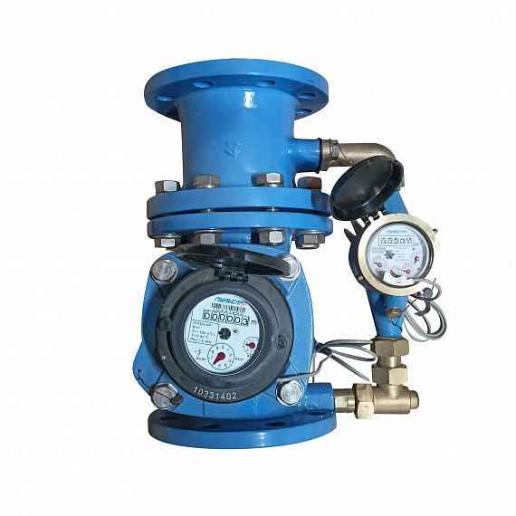 Счетчик воды комбинированный «Пульсар» Ду80/20, импульсный выход, исполнение 1, qn=100/2,5 Н10018900