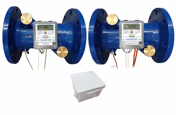 Общедомовый теплосчетчик Ду150 M-Bus + 2 имп. входа, qp=150 м3/ч, 105°C Н00010180