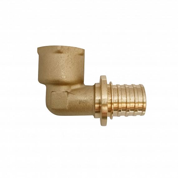 Угольник акcиальный Ду20 х 1/2, внутренняя резьба, латунь Н00080264