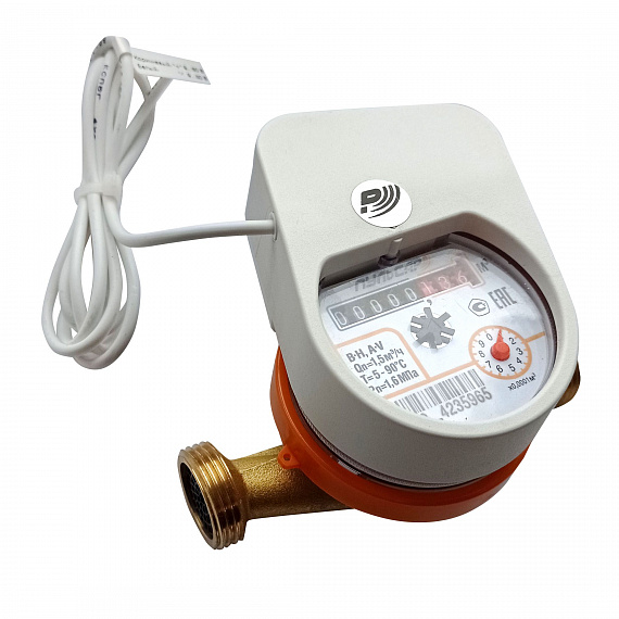 Квартирный счетчик воды «Пульсар Лайт» Ду15 RS-485, Qn=1,5 м3/ч, L=110мм Н00026967