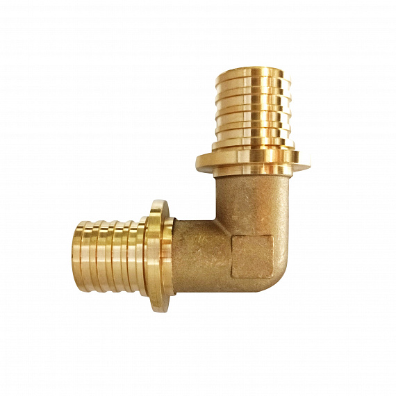 Угольник акcиальный Ду32 х Ду32, латунь Н00080255