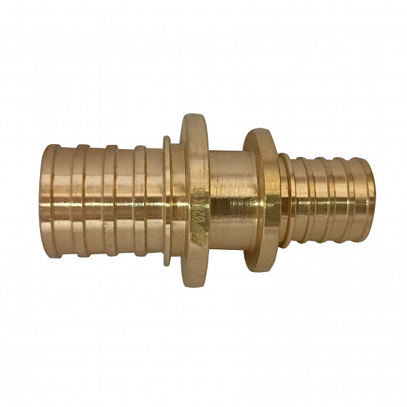 Муфта аксиальная переходная Ду16 х Ду20, наружная резьба, латунь Н00080225