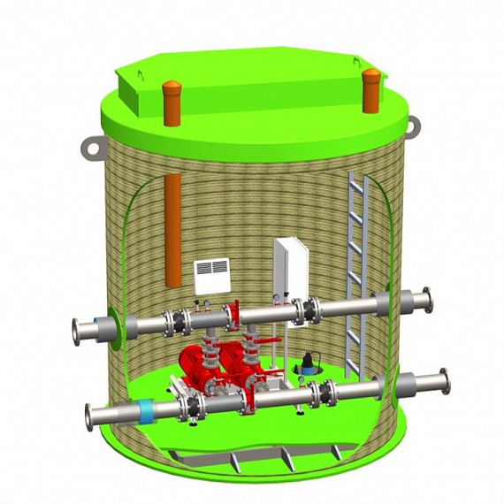 Блочно-модульные насосные станции «Пульсар» в подземном исполнении 