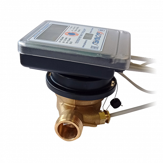 Механический теплосчетчик Ду20 RS-485 + 4 имп. входа, qp=2,5 м3/ч, прямой, гарантия 3 года Н00038988