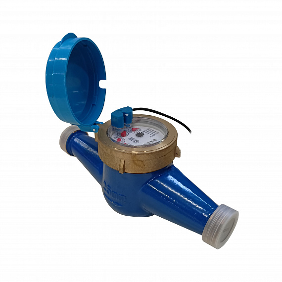 Счетчик холодной воды «Пульсар М» импульсный выход Ду25, пластиковый регистр, Qn=3,5 м3/ч Н00003409