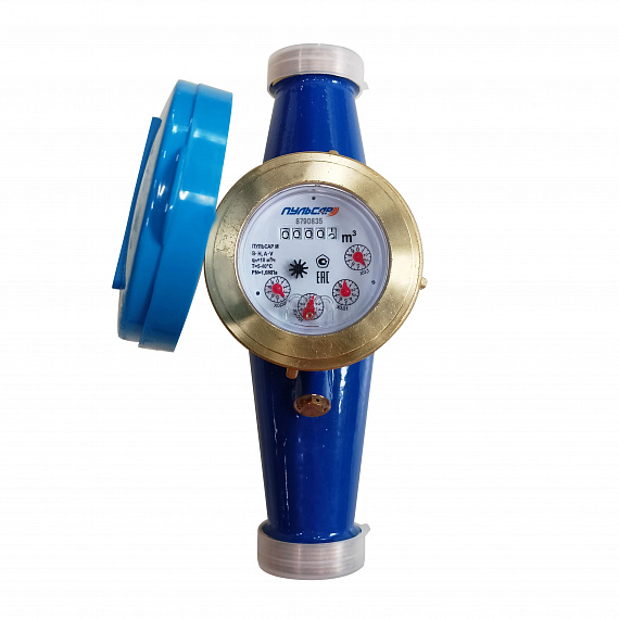 Счетчик холодной воды «Пульсар М» без интерфейса Ду40, пластиковый регистр, Qn=10 м3/ч Н00003511
