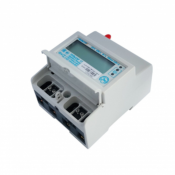 Электросчетчик «Пульсар 1Т» МИНИ, RS-485, оптопорт, 2G, 5/80A, испытательные выходы, реле Н10015860